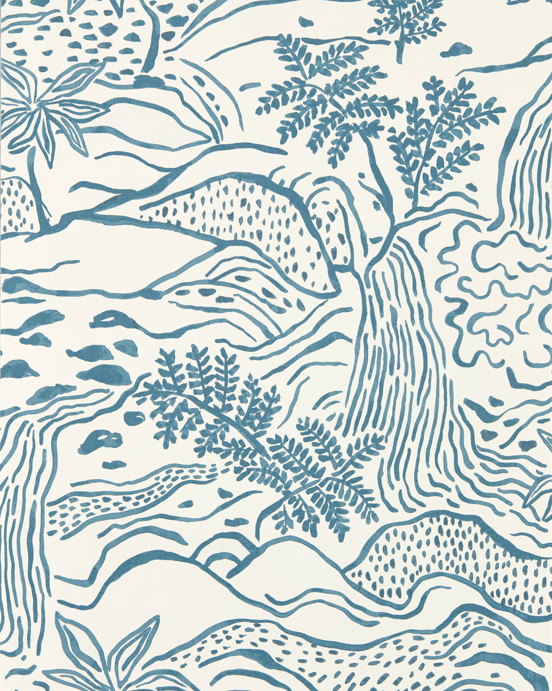 Falling Floss Wp - Midnight NSCW113264.SCN.0 by Scion Designer Wallcovering