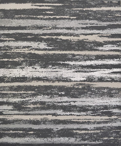 Atmosphere Black & Silver Wallpaper by Antonina Vella Designer