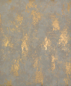 Nebula Almond & Gold Wallpaper by Antonina Vella Designer
