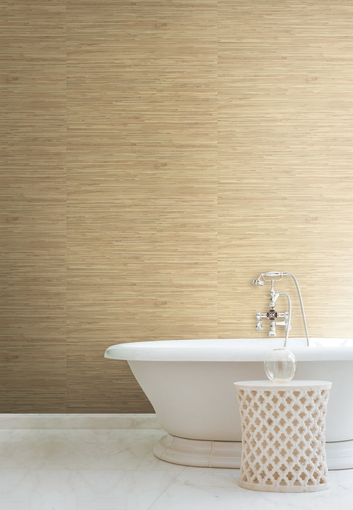 River Grass Beige Wallpaper by York Wallcoverings Designer