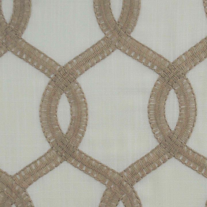 Nantucket Natural by Europatex Designer Fabric Nantucket 100% Polyester 8.5" H, 4" V 55.00 inches - Swanky Fabrics -