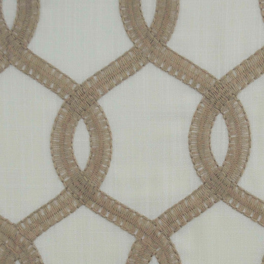 Nantucket - Natural by Europatex Designer Fabric Nantucket Collection 100% Polyester China See Sample Horizontal: N/A and Vertical: N/A 55.00 inches  - Swanky Fabrics -