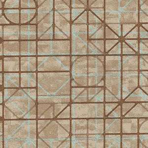 Network Latte by Spradling Designer Fabric