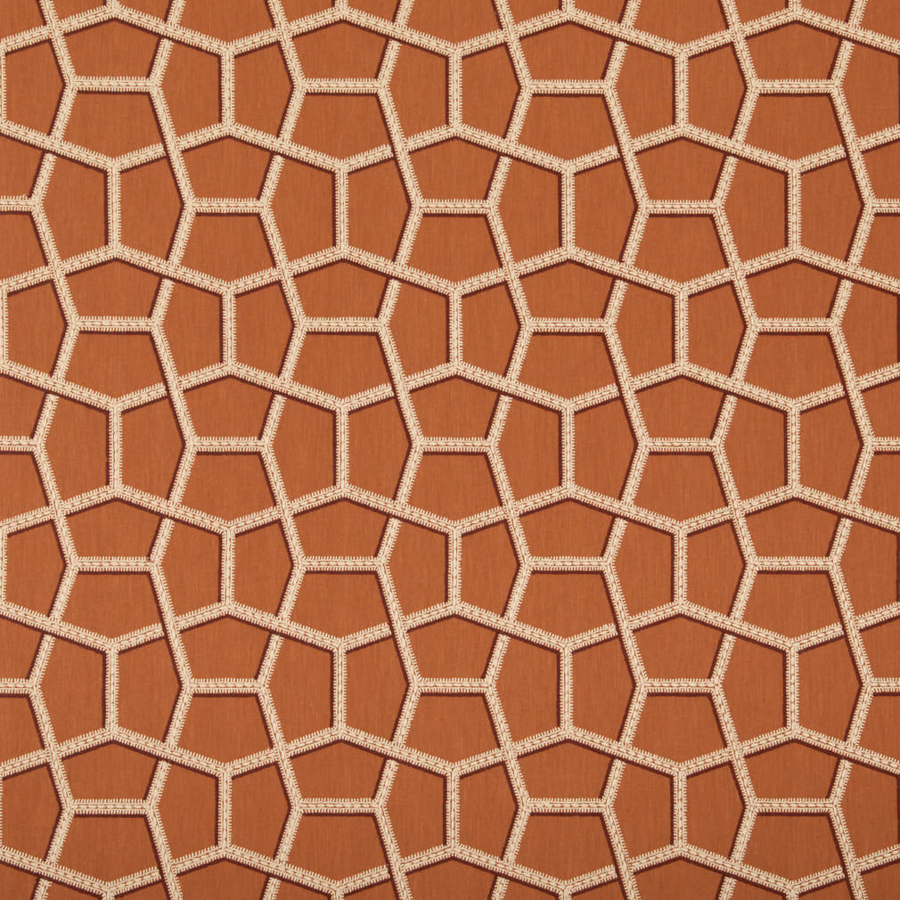 Nikita Papaya A1389-01 by 29 Park Designer Fabric