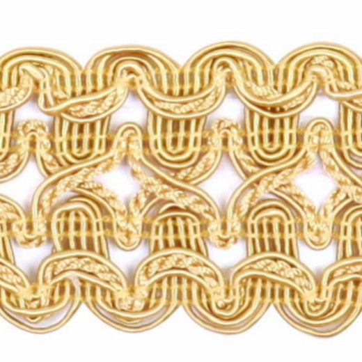 Niort Col. Antique by Europatex Designer Fabric Bergamo 100% Rayon China See Sample Horizontal: N/A and Vertical: N/A 1.75 inches  - Swanky Fabrics -