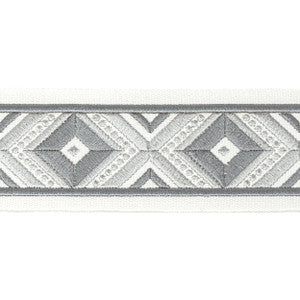 Oakdale Tape 2 Pewter by Stout Designer Trim