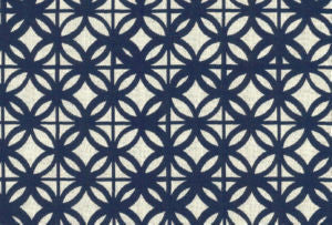 Obie Navy 60 by Norbar Designer Fabric
