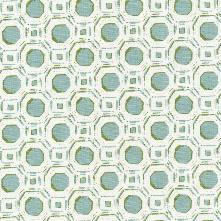 Ocala 3 Seaglass by Stout Designer Fabric RAINBOW LIBRARY VAPOR/SEAGLASS 58%LIN 42%COT INDIA Horizontal: 2.750 and Vertical: 2.750 54 in - Swanky Fabrics -