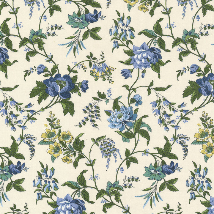 Okeefe 2 Spring by Stout Designer Fabric RAINBOW LIBRARY CADET/INDIGO 100%COT SPAIN PERFORMANCE RATED FABRIC WYZENBEEK 30 000 DOUBLE RUB WEAR TEST (HEAVY DUTY) FLAME RETARDANT-U.F.A.C. CLASS 1 CATB 117-2013 Horizontal: 13.500 and Vertical: 13.500 54 in - Swanky Fabrics -