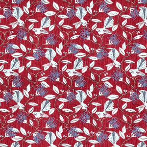 Onlooker 5 Red by Aoc Designer Fabric
