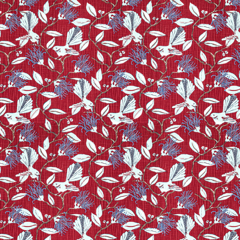 Onlooker 5 Red by Aoc Designer Fabric THE ART OF COLOR HERITAGE 100%COT USA Horizontal: 13.250 and Vertical: 17.500 54 in - Swanky Fabrics -