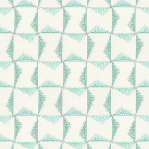 Ontario 1 Aqua by Stout Designer Fabric