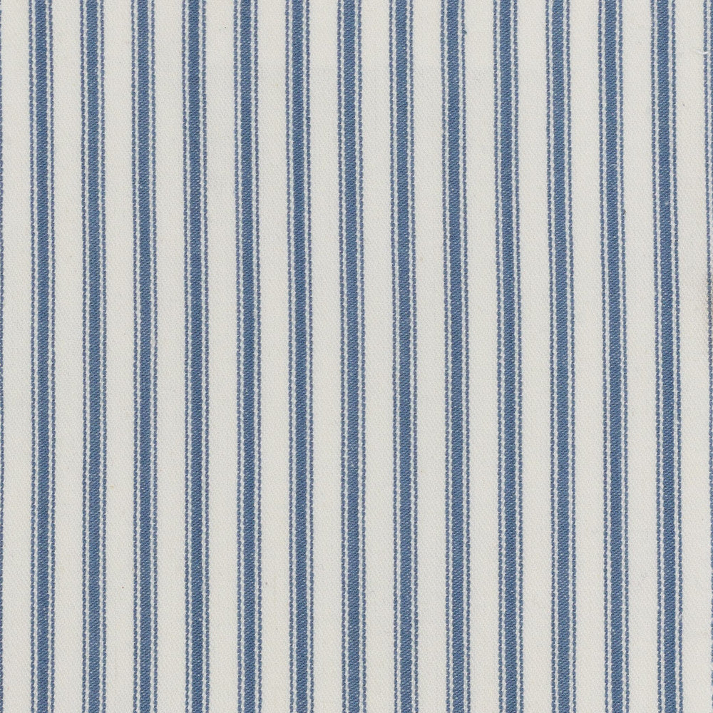 Orbit 7 Wedgewood by Stout Designer Fabric JUST STRIPES DENIM/SLATE 100%COT INDIA PERFORMANCE RATED FABRIC FLAME RETARDANT-U.F.A.C. CLASS 1 FLAME RETARDANT-N.F.P.A. 260A CLASS 1 CATB 117-2013 WYZENBEEK 100 000 DOUBLE RUB WEAR TEST (HEAVY DUTY) Horizontal: 0.375 and Vertical: 0.000 55 in - Swanky Fabrics -