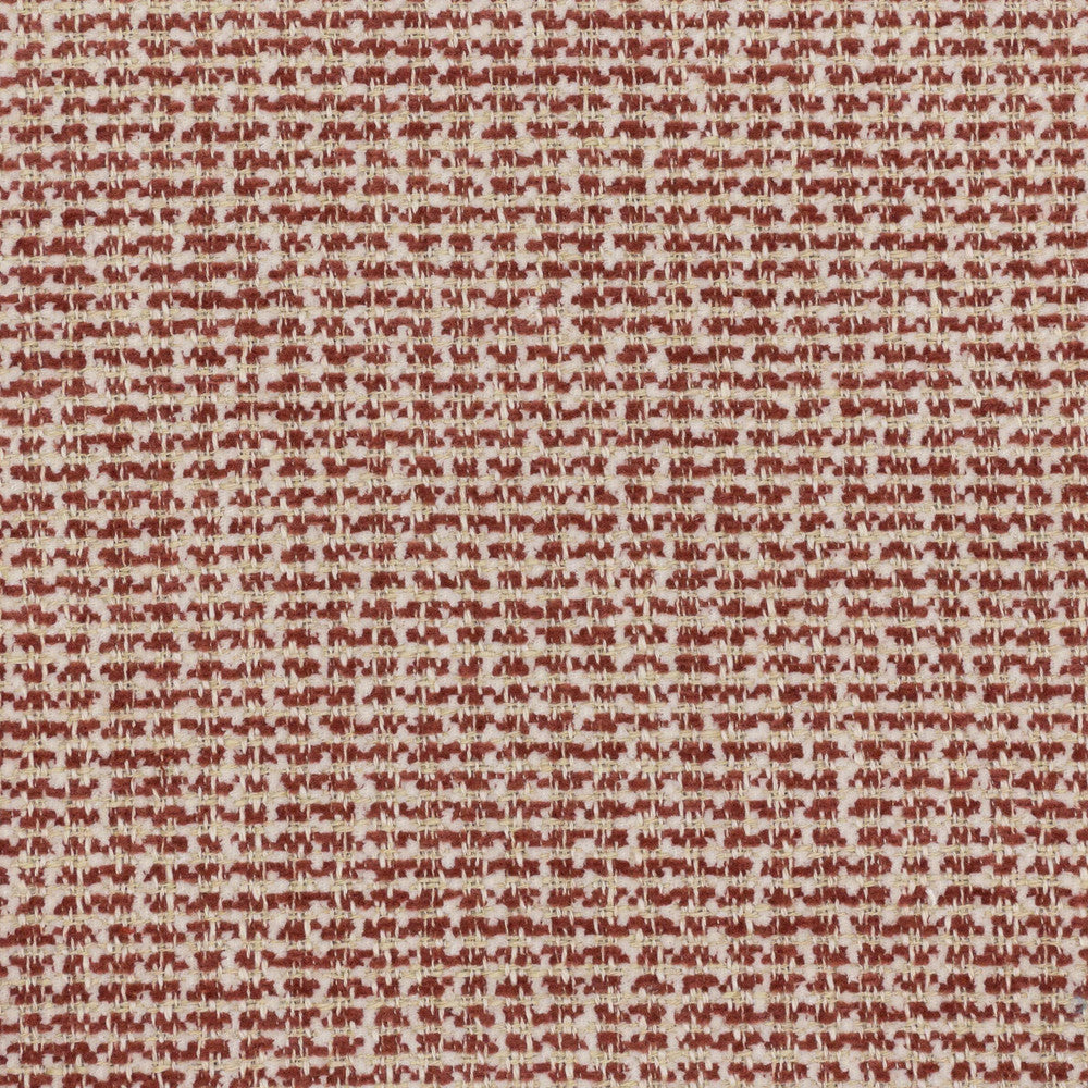 Orizaba 3 Cranberry by Stout Designer Fabric COMFORTABLE LIVING QUARTZ/TILE 100%POL TURKEY Horizontal: 5.875 and Vertical: 5.875 54 in - Swanky Fabrics -