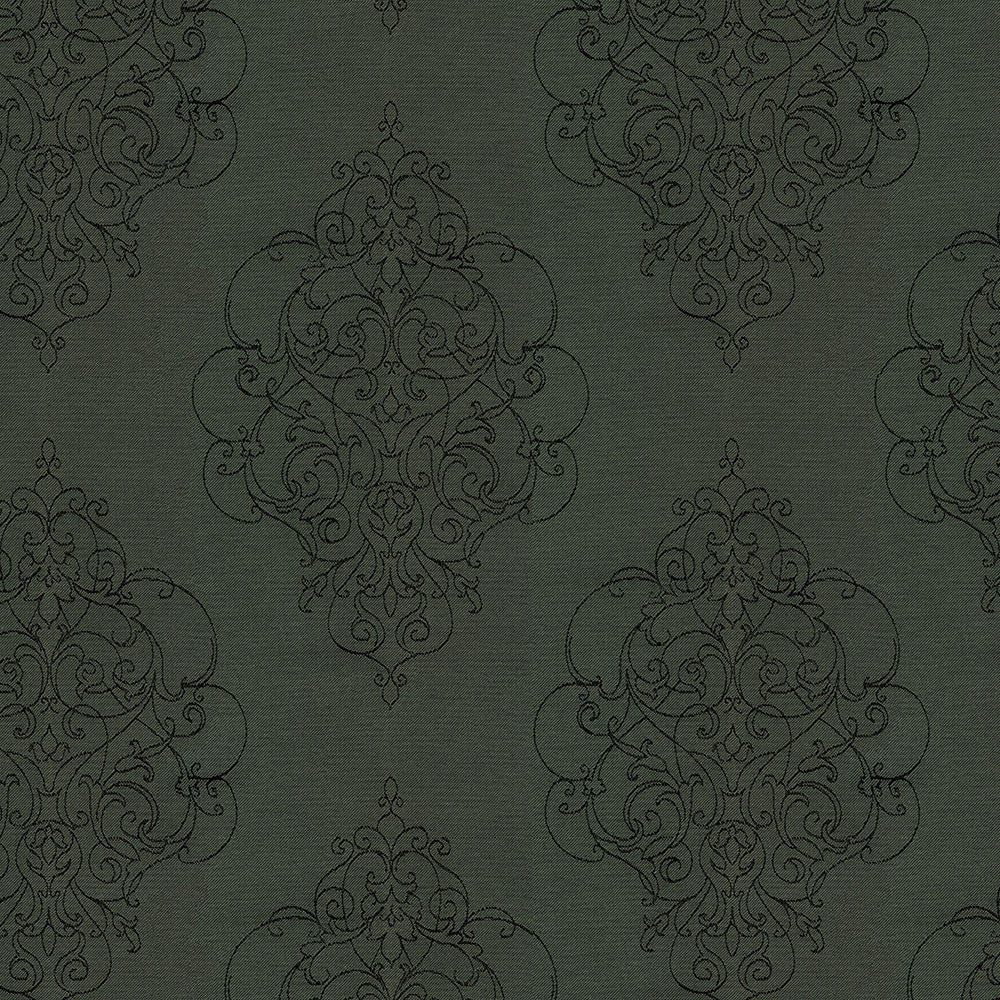 Ornamental 9006 Graphite by Crypton Designer Fabric 100% Polyester US 51,000 Double Rubs (Wyzenbeek) </p><p>Repeat: Horizontal: 14.4"(36.6 cm) Up the Roll and Vertical: 15.0" (38.1 cm) Across the Roll 54" (137 cm) - Swanky Fabrics -