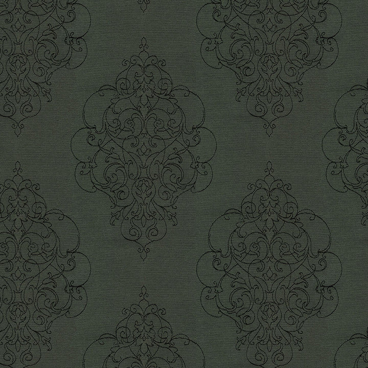 Ornamental 9006 Graphite by Crypton Designer Fabric 100% Polyester US 51,000 Double Rubs (Wyzenbeek) </p><p>Repeat: Horizontal: 14.4"(36.6 cm) Up the Roll and Vertical: 15.0" (38.1 cm) Across the Roll 54" (137 cm) - Swanky Fabrics -