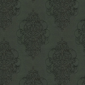 Ornamental 9006 Graphite by Crypton Designer Fabric