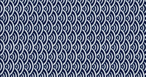 Ostrow Navy 60 by Norbar Designer Fabric INSIDE OUT 100% SOLUTION DYED ACRYLIC GERMANY 2 1/4"V 2 1/4"H 54 - Swanky Fabrics -
