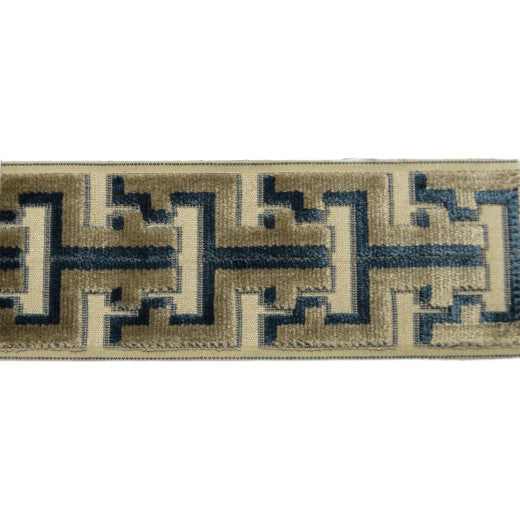 Oslo - Battleship by Europatex Designer Fabric Oslo 58% Rayon / 31% Polyester / 11% Linen China See Sample Horizontal: N/A and Vertical: N/A 3.50 inches  - Swanky Fabrics -