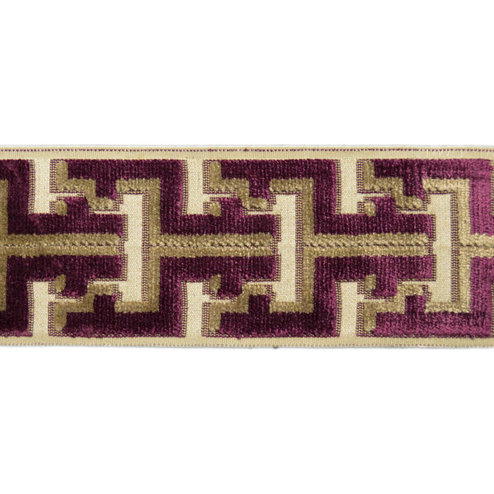 Oslo Currant by Europatex Designer Fabric Oslo 58% Rayon, 31% Polyester, 11% Linen 3.50 inches - Swanky Fabrics -