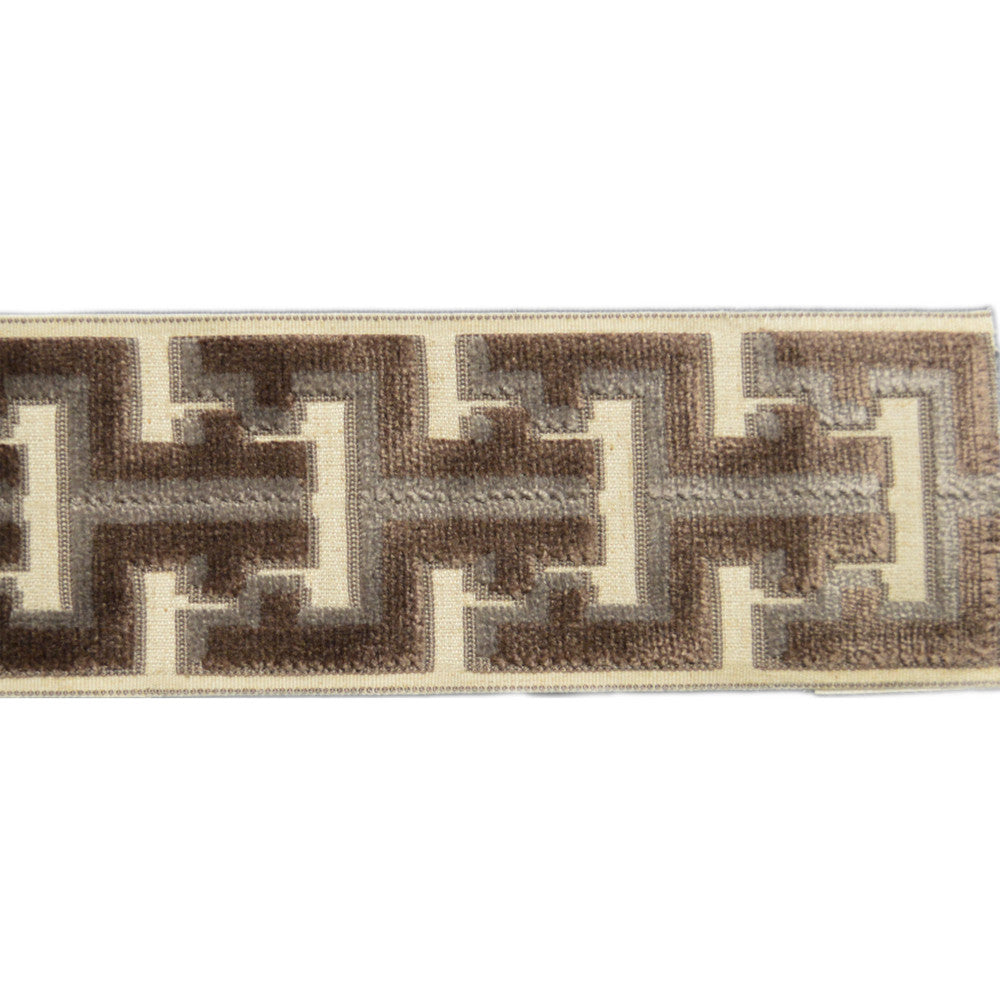 Oslo Walnut by Europatex Designer Fabric Oslo 58% Rayon, 31% Polyester, 11% Linen 3.50 inches - Swanky Fabrics -