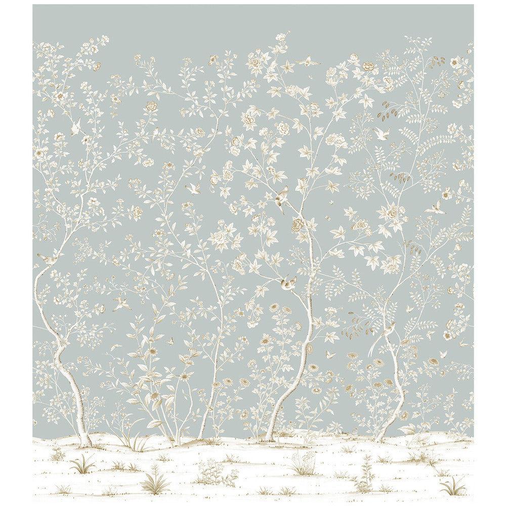 Beaujeu Wp Grey by Lee Jofa Designer Wallcovering AERIN WALLPAPERS PAPER - 100% United Kingdom Horizontal: 108 and Vertical: 108 108 - Swanky Fabrics -