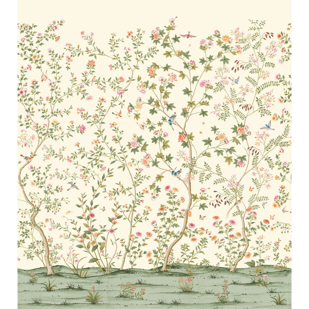 Lj Lj:: by Lee Jofa Designer Wallcovering AERIN WALLPAPERS PAPER - 100% United Kingdom Horizontal: 108 and Vertical: 108 108 - Swanky Fabrics -