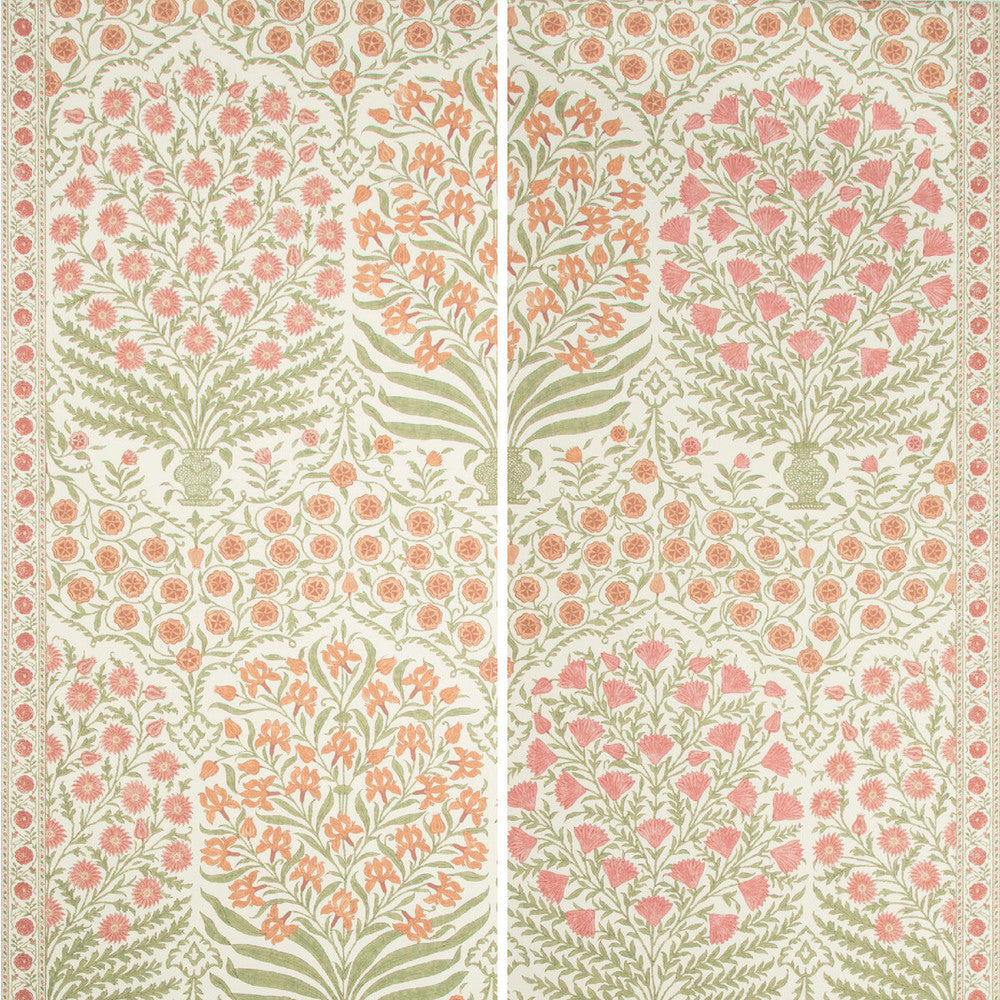 Sameera Paper Spice/Berry by Lee Jofa Designer Wallcovering OSCAR DE LA RENTA WALLPAPER CELLULOSE - 75%;POLYESTER - 25% United States - Horizontal: 54 and Vertical: 62 54 - Swanky Fabrics -