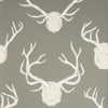 Antlers Paper Grey by Lee Jofa Designer Wallcovering