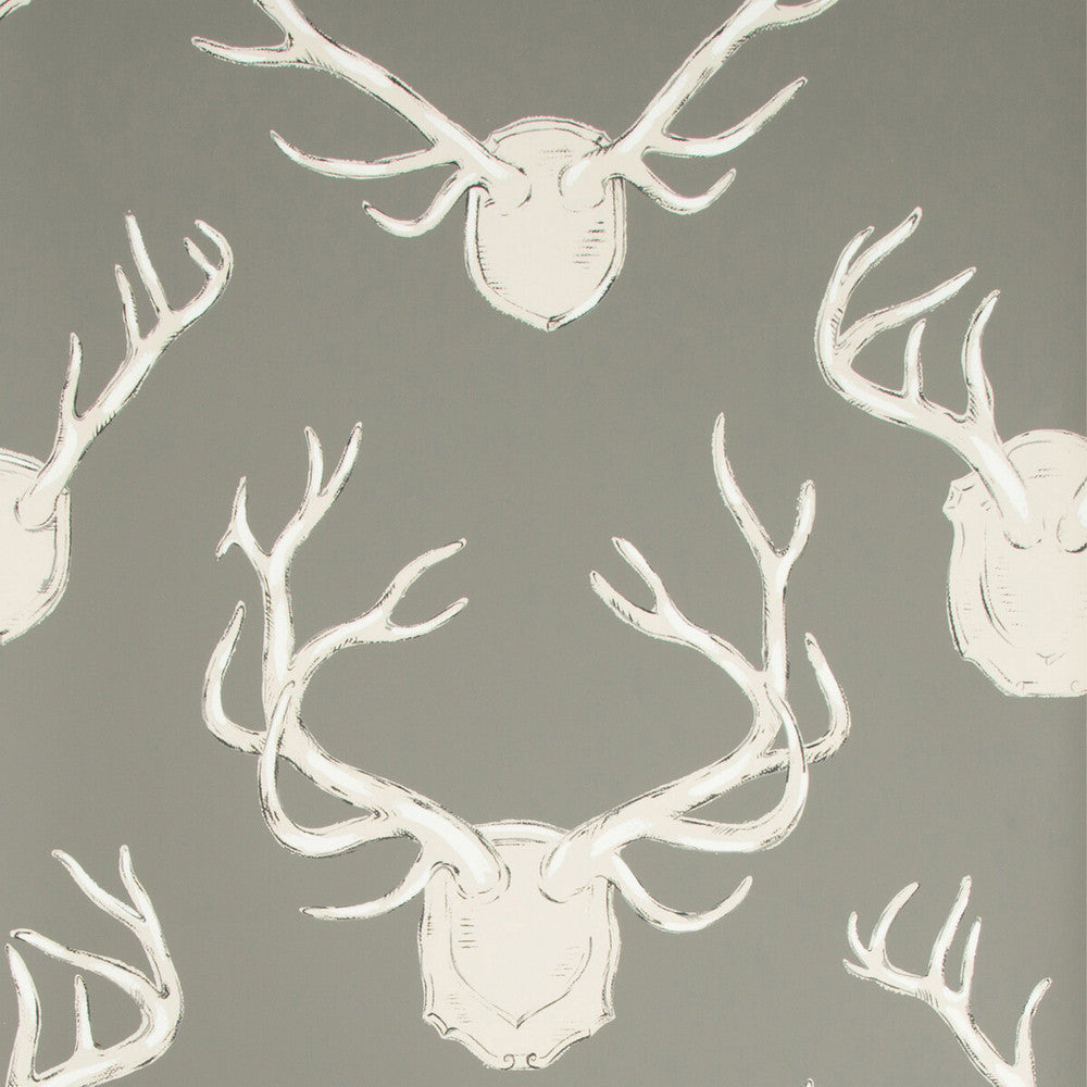 Antlers Paper Grey by Lee Jofa Wallcovering Lee Jofa Wallcovering Antlers Paper GreyWallcovering LODGE II WALLPAPER PAPER - 100% United States </p><p>Repeat: H: 27, V: 32.25 27 - Fabric Carolina -