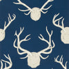 Antlers Paper Navy by Lee Jofa Designer Wallcovering