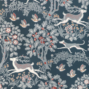 Mille Fleur Wp Denim P2017104.519.0 By Lee Jofa Designer Wallcovering