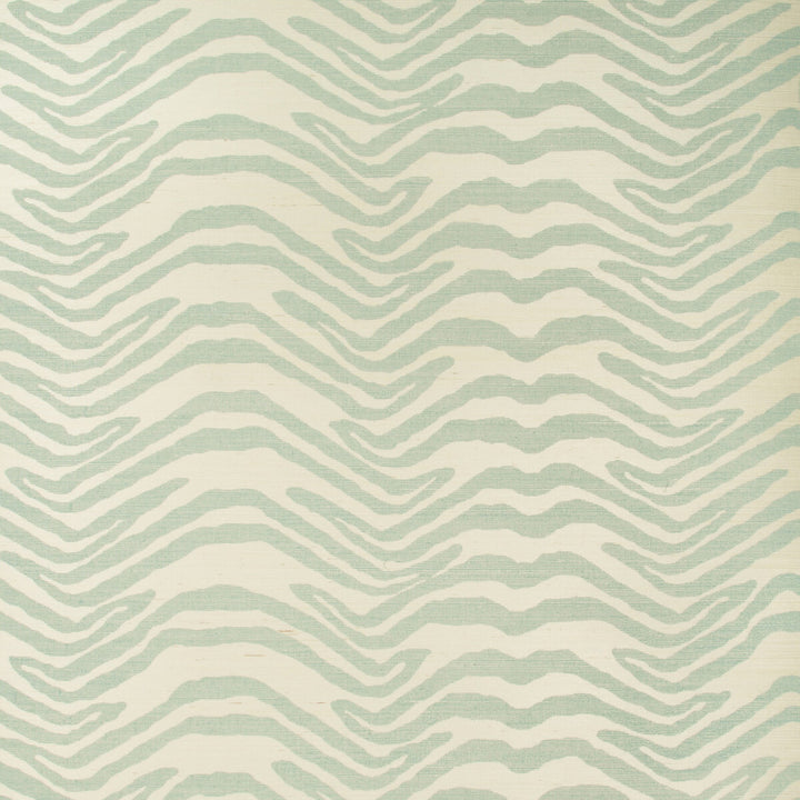 Hendricks Paper Aqua by Lee Jofa Designer Wallcovering MERKATO SISAL - 90%;COTTON - 10% United States Horizontal: 34 and Vertical: 19.6 34 - Swanky Fabrics -