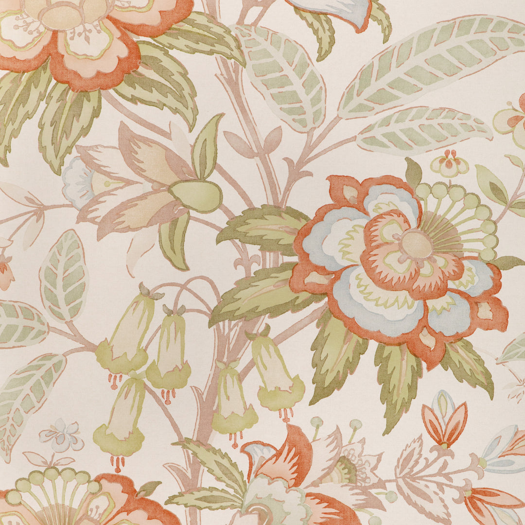 Davenport Paper - Coral P2018103.312.0 by Lee Jofa Designer Wallcovering