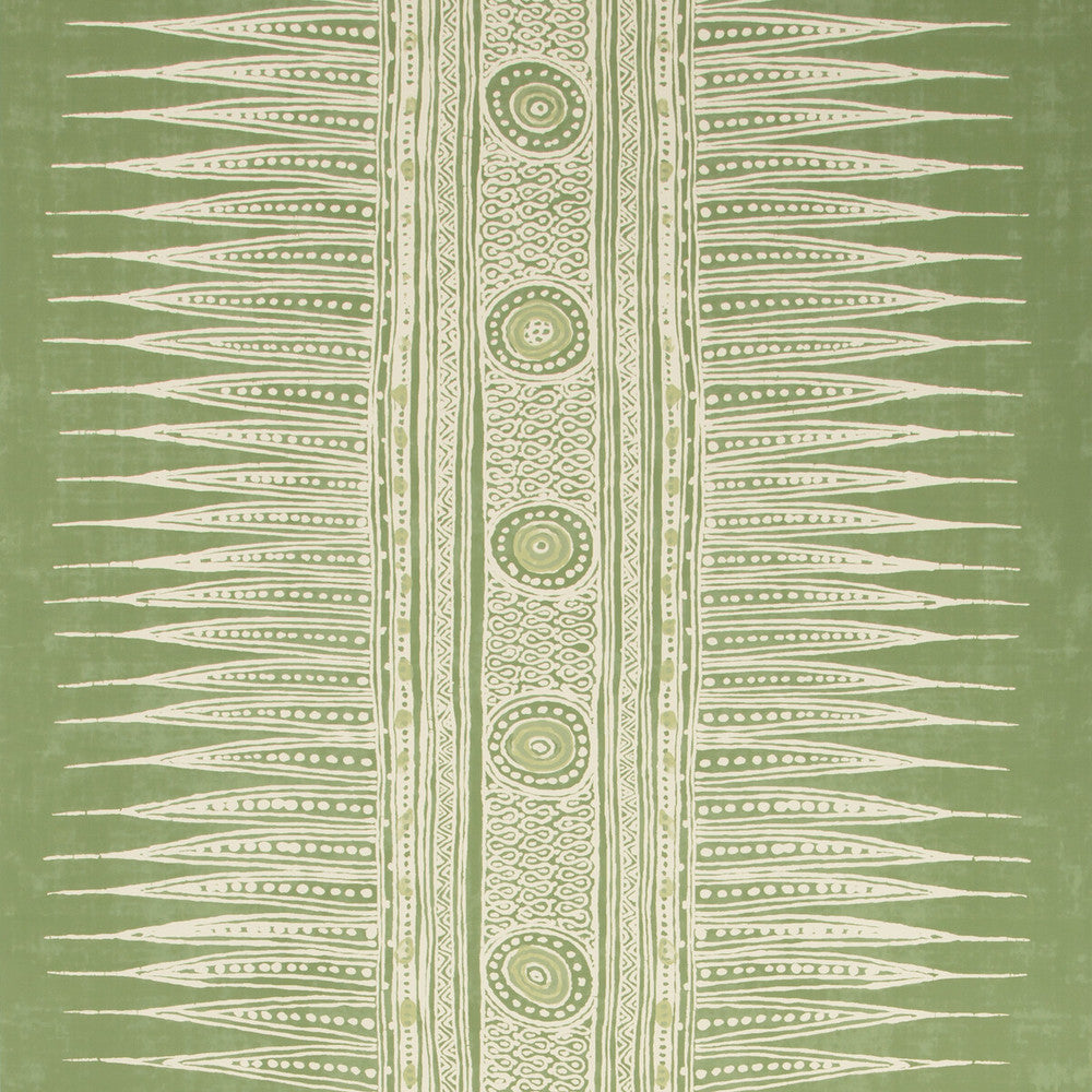 Indian Zag Paper Leaf by Lee Jofa Designer Wallcovering SUZANNE RHEINSTEIN III PAPER - 100% United States - Horizontal: 27 and Vertical: 26.875 27 - Swanky Fabrics -