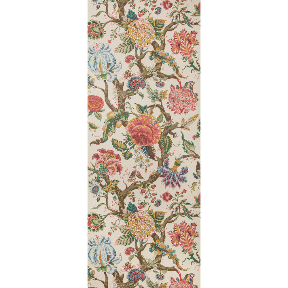 Adlington Paper Berry by Lee Jofa Designer Wallcovering MANOR HOUSE WALLPAPER CELLULOSE - 45%;BINDER - 20%;MINERAL FILLERS - 20%;POLYESTER - 15% United Kingdom Horizontal: 27.5 and Vertical: 47 27.5 - Swanky Fabrics -