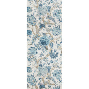 Adlington Paper Indigo by Lee Jofa Designer Wallcovering
