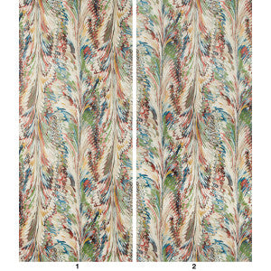 Taplow Paper Spice/Leaf by Lee Jofa Designer Wallcovering