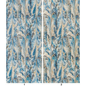 Taplow Paper Navy/Slate by Lee Jofa Designer Wallcovering