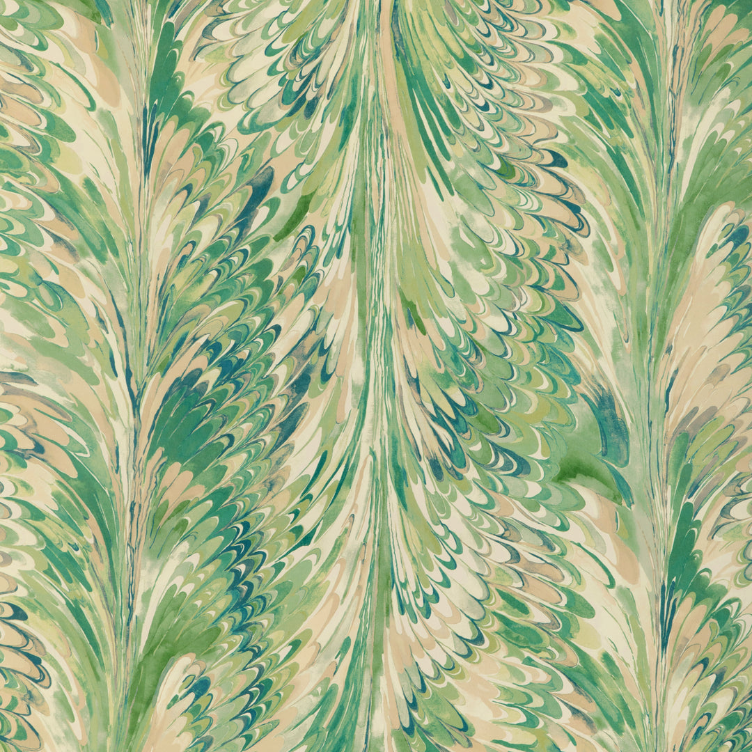 Taplow Paper - Jade/Leaf P2019103.33.0 by Lee Jofa Designer Wallcovering