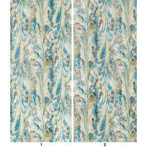 Taplow Paper Peacock/Gold by Lee Jofa Designer Wallcovering