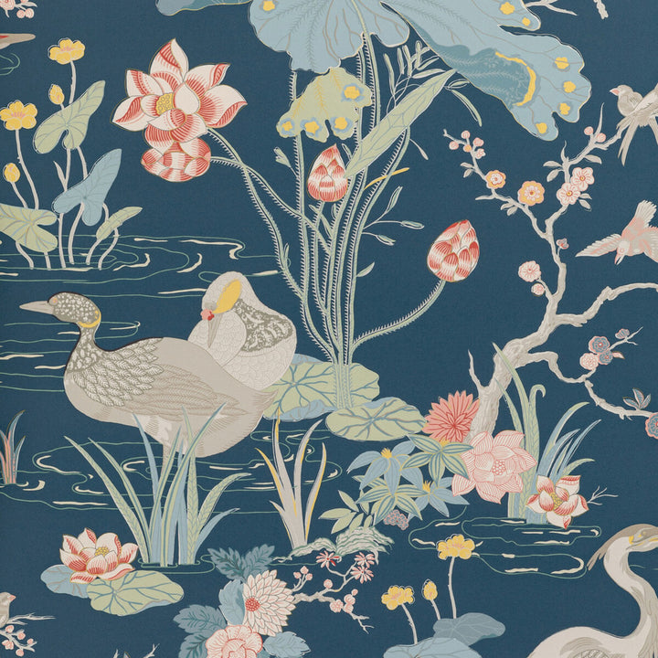 Luzon Paper Sapphire by Lee Jofa Designer Wallcovering MINDORO WALLPAPER WOOD PULP - 45%;BINDER - 20%;MINERAL FILLERS - 20%;POLYESTER - 15% United Kingdom Horizontal: 27.5 and Vertical: 41.8 27.5 - Swanky Fabrics -