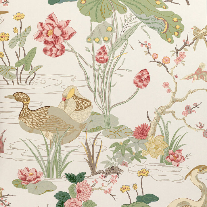 Luzon Paper Spring by Lee Jofa Designer Wallcovering MINDORO WALLPAPER WOOD PULP - 45%;BINDER - 20%;MINERAL FILLERS - 20%;POLYESTER - 15% United Kingdom Horizontal: 27.5 and Vertical: 41.8 27.5 - Swanky Fabrics -