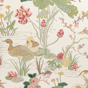 Luzon Paper Spring by Lee Jofa Designer Wallcovering