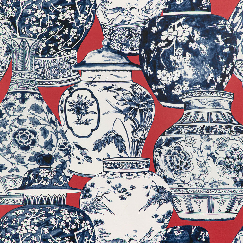 Pandan Paper Chili/Blue by Lee Jofa Wallcovering Lee Jofa Wallcovering Pandan Paper Chili/BlueWallcovering MINDORO WALLPAPER CELLULOSE - 60%;POLYESTER - 24%;MINERAL FILLERS - 12%;BINDER - 4% Italy </p><p>Repeat: H: 26.77, V: 25.2 26.77 - Fabric Carolina -
