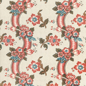 Benday Paper Red/Blue by Lee Jofa Designer Wallcovering
