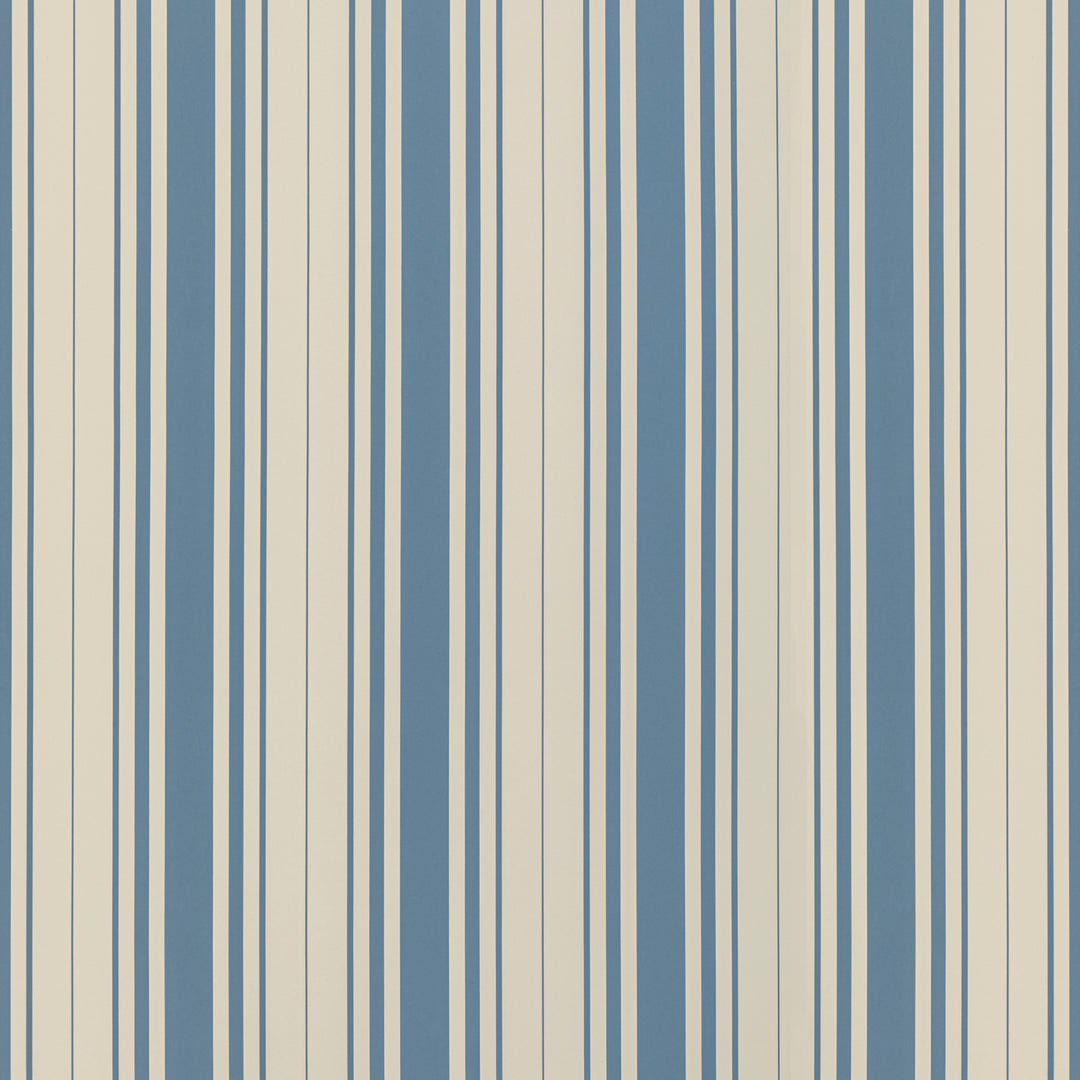 Baldwin Stripe Wp - Blue P2022100.5A.0 by Lee Jofa Designer Wallcovering
