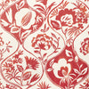 Calathea Paper - Red P2023126.19.0 by Lee Jofa Designer Wallcovering