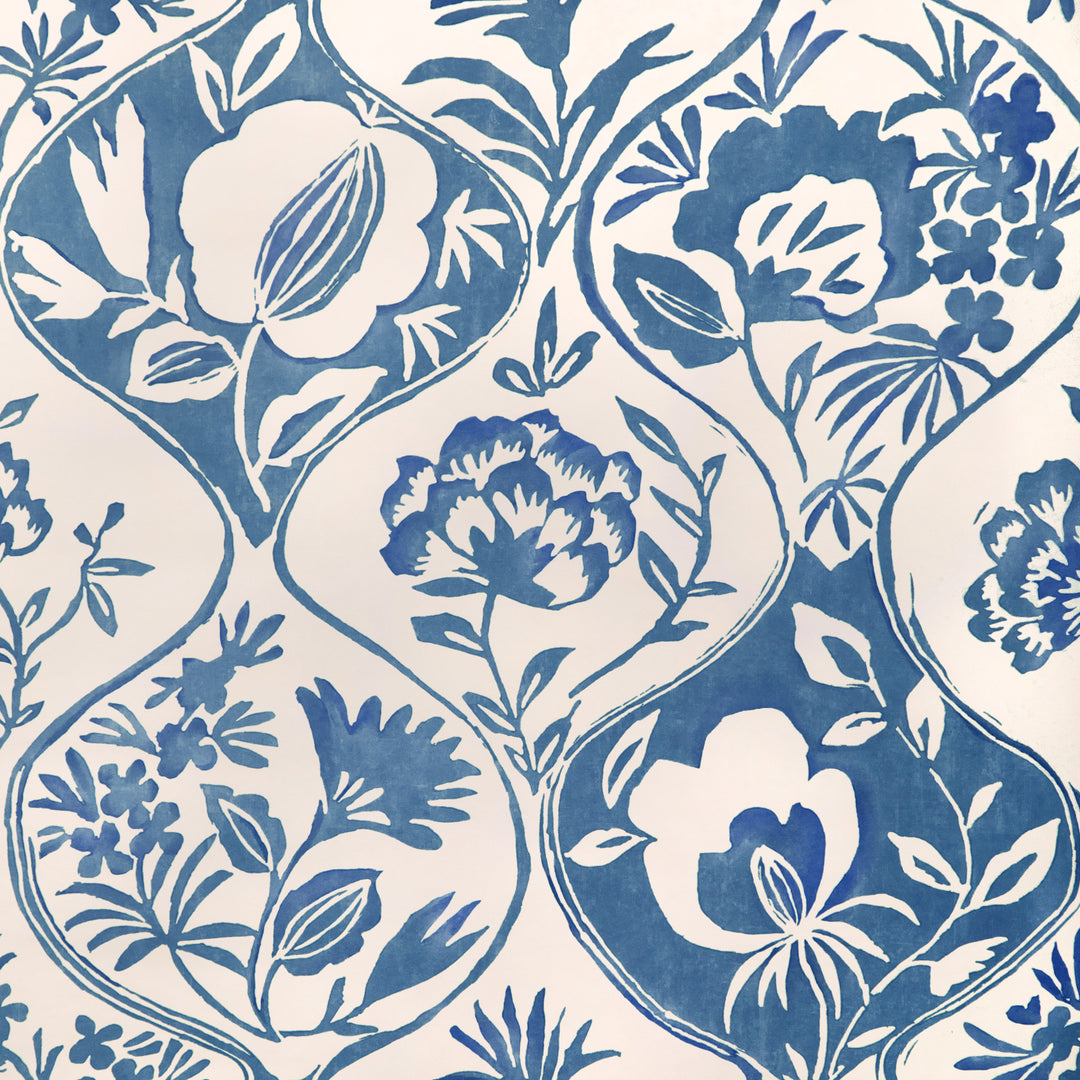 Calathea Paper - Blue P2023126.5.0 by Lee Jofa Designer Wallcovering