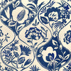 Calathea Paper - Indigo P2023126.50.0 by Lee Jofa Designer Wallcovering